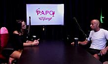 you gotta do your job right even with meds talk in this interracial gangbang scene on sheer red