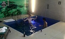 wanna see us bareback monster cocks in motel pool threesome with blonde brazilian friends?