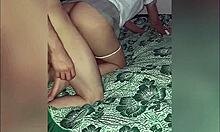 Skinny Mexican Teen Bent Over for Stepdad's Secret Doggystyle Creampie After School