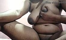 hot desi amateur girlfriend exposes huge natural tits boobs pussy nipples for boss handjob