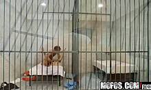 elizabeth jolie sucks and fucks uniform dude in nasty patrol bang