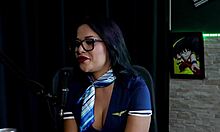 Tifany Rocha's filthy swingers interview with horny grandpa turns into wild group orgy on Porn Cast Brazil part 4