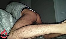 fleshlight gripped tight for intense amateur homemade stroking session