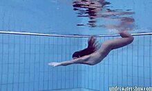 Lucy Slips Bikini Off Poolside Tease