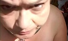 i'm sucha slutty french maid chained outdoors gettin facefucked n doggystyled by dom!!