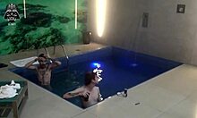 wanna see us bareback monster cocks in motel pool threesome with blonde brazilian friends?