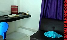 University girl shares secret after-class moment with classmate