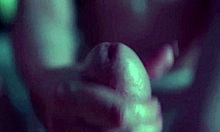 This lewd brunette milf casually deepthroats her man's monster cock till sloppy facial