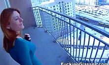 clueless redhead renata fox bends over glasses for clueless teen pounding