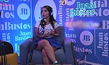 Angie Lorena's uncensored latina pussy vibrator ride gets her moaning wet