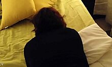 Hubby catches wife bent over taking it DOGGY STYLE from behind