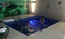 wanna see us bareback monster cocks in motel pool threesome with blonde brazilian friends?