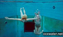 milana and katrin rip bikinis off each other underwater at the pool!!