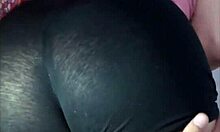 con mi vecina en leggings yoga gym homemade web chat when her man leaves for intense amateur session