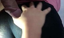 con mi vecina en leggings yoga gym homemade web chat when her man leaves for intense amateur session