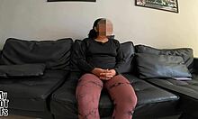 wow hermosa jovencita latina teen sucks cock for cash in pov interview!