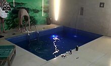 wanna see us bareback monster cocks in motel pool threesome with blonde brazilian friends?