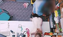 long-haired teen gulps firm piston deep down her insatiable throat