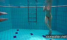 milana and katrin rip bikinis off each other underwater at the pool!!