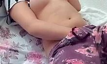 waking up horny 18yo latina fingers herself in solo relief session