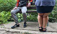 hey stepmom catches me peeking at her wet pussy and bends over