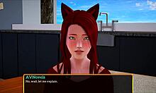 New redhead teen family game 🎮😉