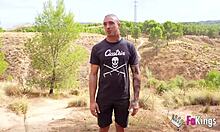 elena de la vega surrenders to outdoor picnic thrills bent over rough doggystyle riding everything exposed