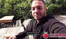 POV Pickup Blonde MILF Sophie Logan Fucked Hard on Public Stairs Doggystyle Cowgirl