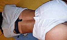 i shared the bed with mom's boyfriend n it ended up in hard homemade pounding n creampie