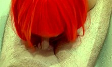 spy on stepsis bending over in bathroom then doggystyle fuck her hard