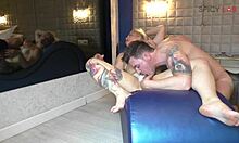 Italian Blonde Mary Rider Rides Fan Cock Handjob Blowjob Cumshot