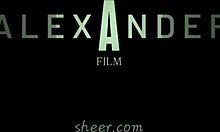 Kinky babe strips rips clothes bares feet for muscular tease