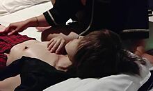 Red Miniskirt Girl Devours Cock in Homemade Cosplay