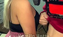 Took my friend's girlfriend to my room... what happens next with her big tattooed ass?