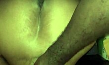 bent over garage getting those backshots with hair pull doggy??