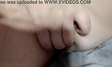 fieryaries slides fingers deep while buttplug stretches her tight hole