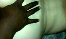 She takes massive BBC deep while I finger her tight asshole bareback