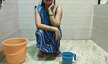 Stepmom bends over laundry lets stepson pound her tight pussy deep