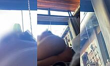 Did you catch this 18yo morena's tiny panty pussy twerking wildly on cock in leaked amateur sex?