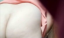 Spying on sexy argentina stepmom's hairy wet pussy up close