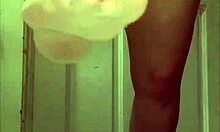 Curvy bbw goddess teases with natural tits pussy and hot piss in stockings