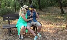 Milf Fucked Raw in Woods