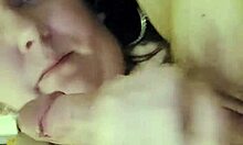 Homemade bbw milf sandra sucks cock deepthroats then fucks to double orgasm cumshot