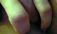 chubby amateur moans loud fingering clit with vibrator dildo solo first time