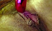 chubby amateur moans loud fingering clit with vibrator dildo solo first time