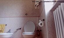 Wow I Love Spying on Sexy Aunt Chantal Peeing in Secret!