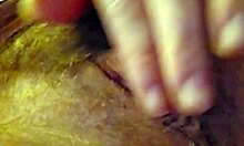 chubby amateur moans loud fingering clit with vibrator dildo solo first time