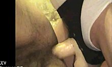 Girlfriend Pegs Bisexual Boyfriend's Ass Deep with Strapon on Bed