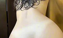 steppin straight outta shower wet curves bent over for rough doggystyle pounding roommate style