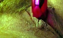 chubby amateur moans loud fingering clit with vibrator dildo solo first time